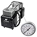 Kaleep Portable Air Compressor, 12V 100PSI Double Power Pump with Car Cigarette Lighter, Tire Inflator with Alligator Clamps Direct to Battery for Small ATV/Truck/SUV/Sedan Tires