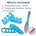 Premium Gel Toe Separators, Spacers & Straighteners, Bunion Correctors for Relaxing Toes, Bunion Relief, Hammer Toe, Toe Stretchers to Restore Toes to Their Original Shape for Men and Women