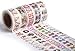 Washi Tape Set (Japanese Masking Tape) by MIKOKA, 0.6 Inches Wide, 32.8 Feet Long, 5 Rolls - Trees