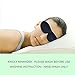 KAMOSSA Sleep Mask, Contoured Sleeping Eye Mask, 3 Colors Available, Free Earplugs & Carry Bag (Blue)