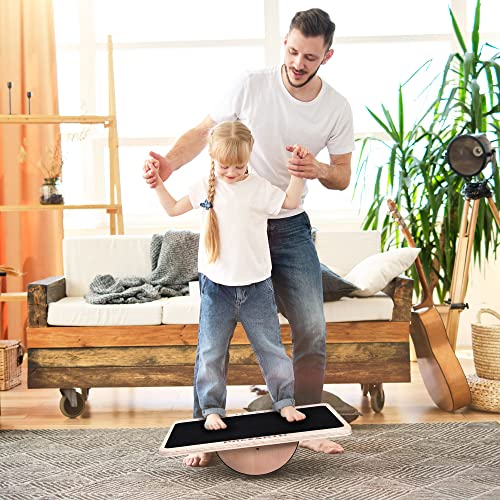 PACEARTH Professional Wooden Balance Board for Balance Training, Rocker
