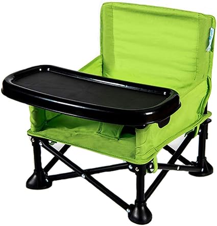 Chaise Bebe Pliable Rehausseur Pocket Snack Avec Une Table A Manger Vous Pouvez Ajuster La Hauteur Au Besoin Usage Domestique Et Voyage Green Amazon Fr Bebes Puericulture