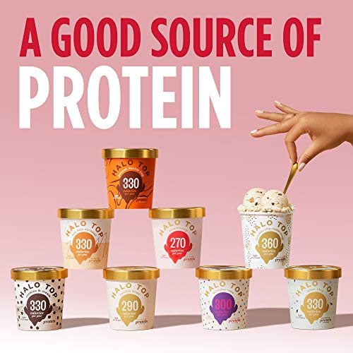 Halo Top Creamery, Cookies & Cream, 16 oz (Frozen) Pricepulse