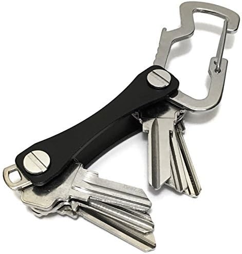 Key Organizer by The Cap - Compact Keys Holder PLUS Bottle Opener Carabiner