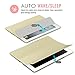 MoKo Case Fit iPad 2/3/4 - Ultra Lightweight Slim Smart Shell Stand Cover with Translucent Frosted Back Protector Fit iPad 2/The New iPad 3 (3rd Gen)/iPad 4 ONLY, Gold (with Auto Wake/Sleep)