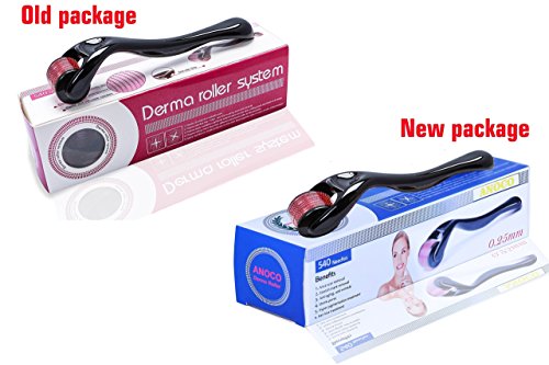 Premium Derma Roller with 540 Micro Needle Titanium Best Derma Roller Kit Micro Roller FDA Approved Needling Roller Skin Care 0.25mm is very useful for face eye body hair loss - Thumbnail 6
