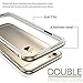 KEWEK Double Layer Aircraft-Grade Aluminum Bumper Flexible TPU Shock Absorbing Case for iPhone 6 / 6s - Gold