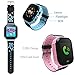 Kids Smart Watch GPS Tracker - Boys Girls Digital Watch Phone Wristband 2 Way Calling SOS Wechat Text Alarm Clock Camera Flashlight Learning Games Child Phone Watch for Children Age 3-12y(02 GM9 Blue)