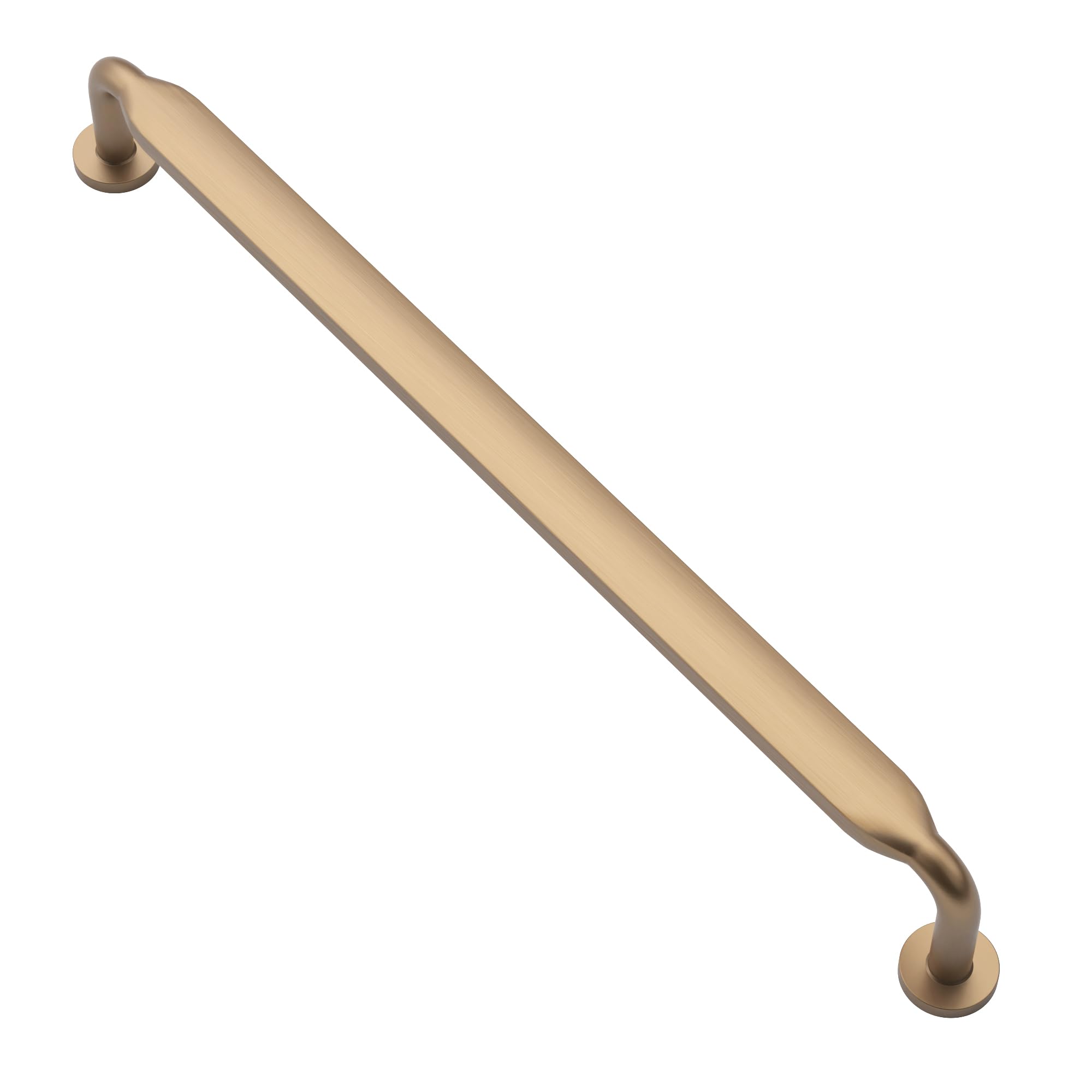 Photo 1 of Alzassbg 6 Pack Champagne Bronze Cabinet Handles, 7-1/2 Inch(192mm) Hole Centers Arch Modern Cabinet Pulls Kitchen Cabinets Hardware for Cabinets and Drawers AL3503TGP