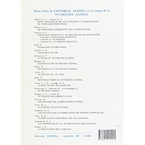 Nutrición animal aplicada. (2ª edición)