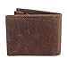 Polare RFID Blocking Cowboy Genuine Natural Crazy Horse Leather Bifold Wallet For Men