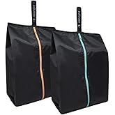 Ecoright Shoe Bags for Travel, Set of 2, 100% Recycled Water-Resistant Zipper Pouch Bags, Shoe Bags for Storage, Travel Essentials for Men & Women