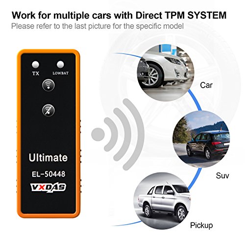VXDAS TPMS Relearn Tool for Ford GM Jeep F150 Dodge Nissan/Honda/Mazda