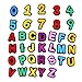 XHAOYEAHX 36pcs Colorful ''A''-''Z'' 26 Letters Croc Shoe Charm fits for Jibbitz Clog Charms Alphabet Number Shoe Charms Kids School Gifts