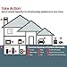 Combination Photoelectric Smoke/Carbon Monoxide Detector for Home, Battery Operated Travel Portable Fire CO Alarm with Sound Warning and Digital Display