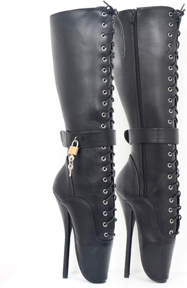 Ankle Ballet Boots Sexy Knöchel Ballett Stiefel Super High Spike Ferse