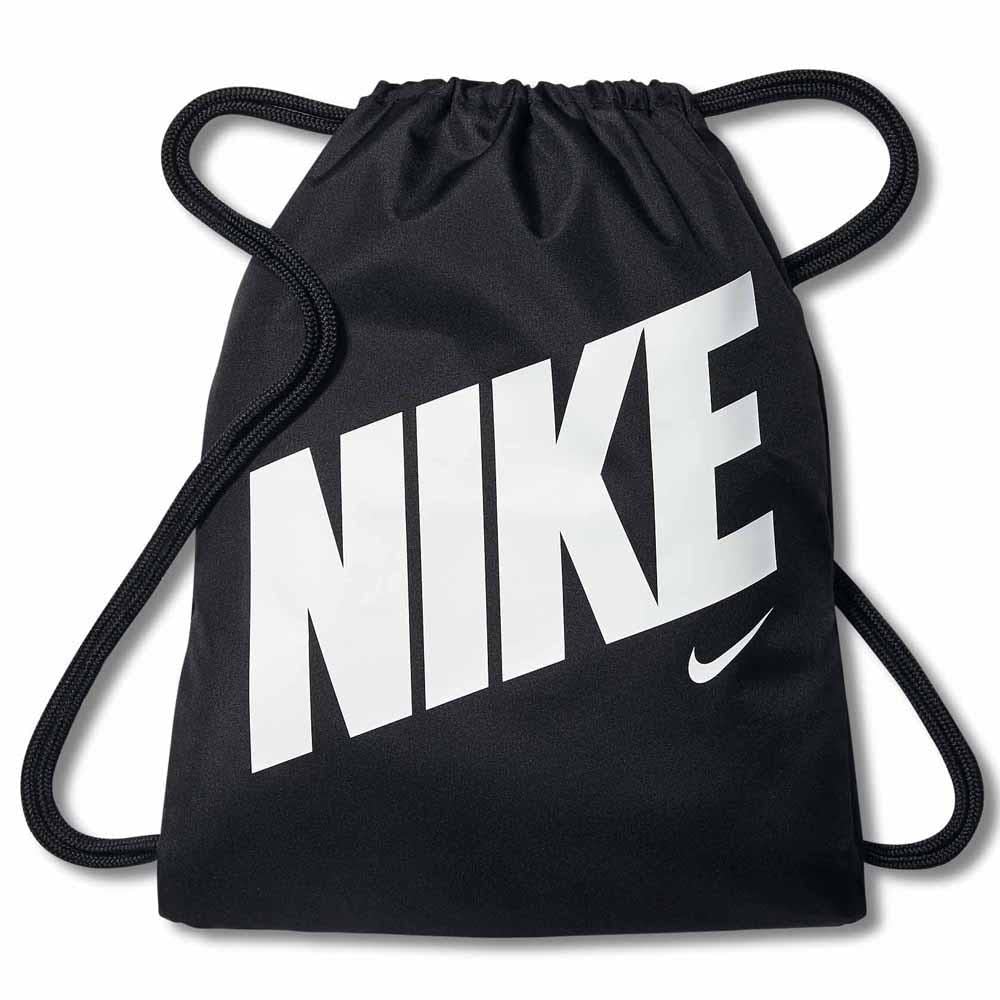 NIKE Children's Graphic Gymsack, Black/White, 45.5 x 35.5 cm UK