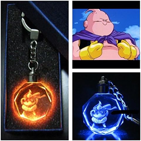 Design #13 Majin Dragon Ball Z Crystal Led KeyChain 7 Colors Changing Cycle