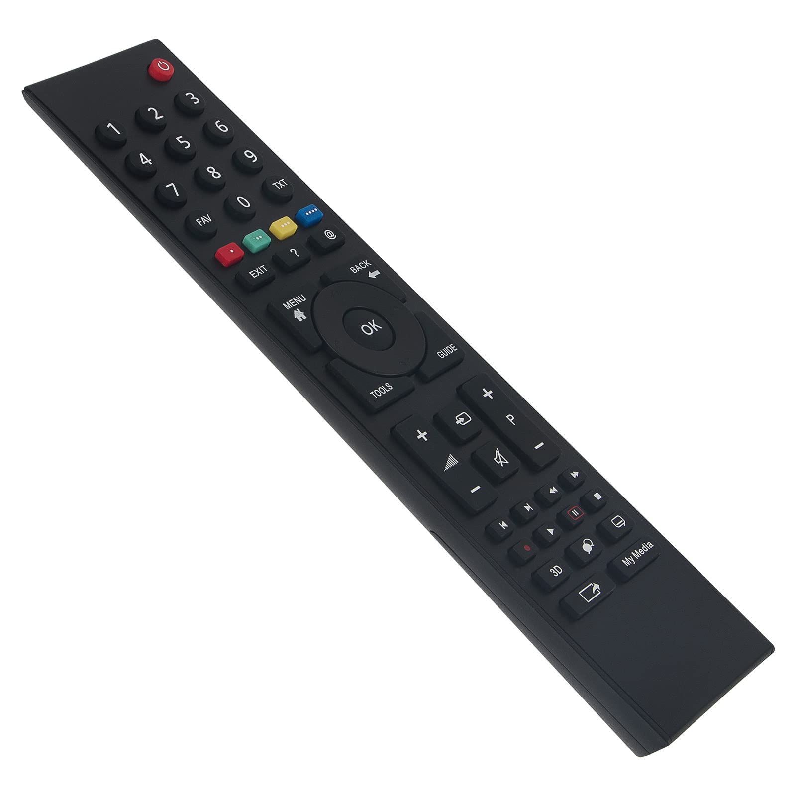VINABTY New TS1187R-1 Replacement Remote Control RC3214802/01 TV Remote Control Replaced Compatible with GRUNDIG TV TS1187R-1 RC3214802-01 RC3214802 01 Remote Control