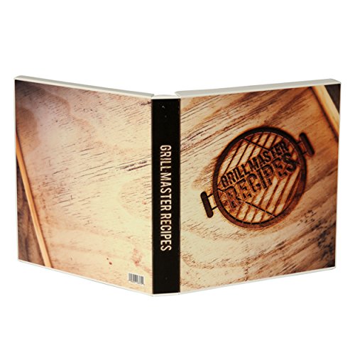 Grill Master Recipe Binder - Wood Burn