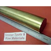 1" Brass C360 Round Rod 6" Long 1.000" H02 Solid Brass Bar New Lathe Bar Stock