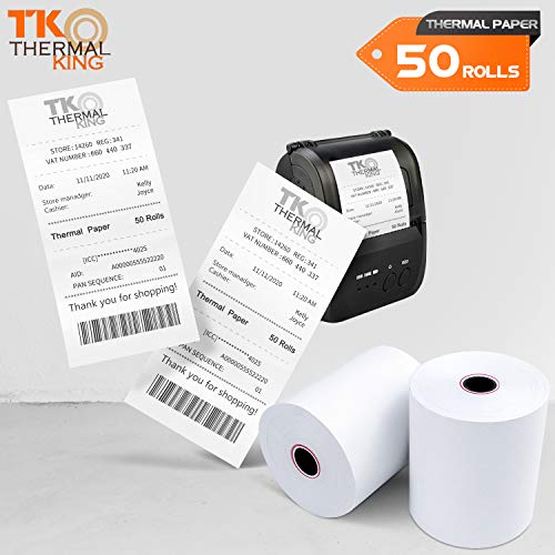Thermal King, 31/8 x 230ft PointofSale Cash Register Thermal Receipt