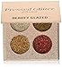 Beauty Glazed Eyeshadow Palette Insanely Pigments 4 Glitter Make Up Palettes Long Lasting Waterproof 4 Colors (Rose Gold)