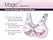Glamorise Women's Full Figure MagicLift Embroidered Wirefree Bra #1016