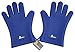 Kuhlz Ultra Heat Resistant Five Finger Silicone Oven Mitts (Midnight Blue)