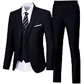 Men's Suit 3 Piece Wedding Suits 2 Buttons Slim Fit Tuxedo Set for Men Prom Casual Business Man Jacket Blazer Vest Pant
