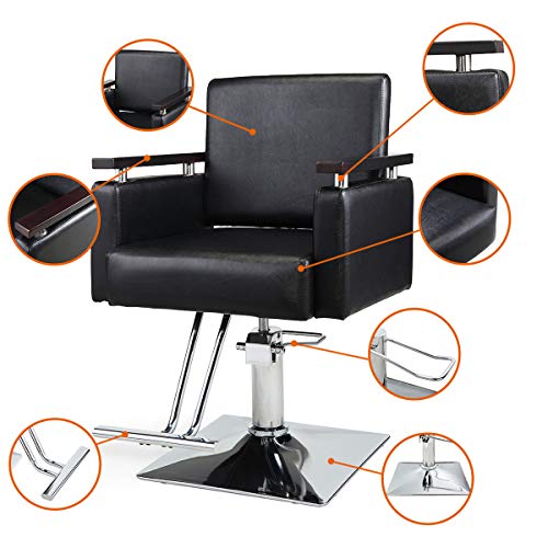Beauty Hydraulic Reclining Barber Chair Salon Beauty Spa Chair