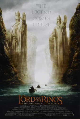 27 x 40 Lord of the Rings 1: The Fellowship of the Ring Movie Poster