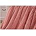 Soffte Cloud Super Soft Long Shaggy Warm Plush Fannel Blanket Throw Qulit Cozy Couch Blanket for Winter Dirty Pink(51
