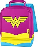 Thermos Dual Compartment Lunch Kit, Wonder Woman with Cape