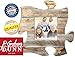 P. Graham Dunn Distressed Light Wood Look 12 x 12 Inch Wood Puzzle Piece Wall Sign Frame Plaque