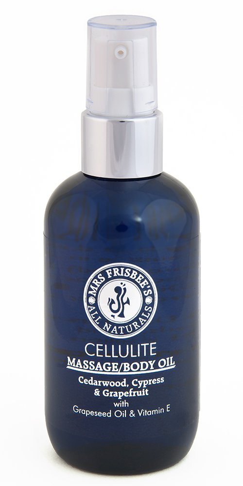 Cellulite Massage Oil/Body Oil with Cedarwood, Cypress and Grapefruit Pure Essential Oils, Cold Pressed Oils and Vitamin E/Handmade/Natural/Vegan (100ml)