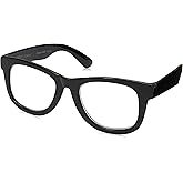 Betsey Johnson womens Thea Blue Light Glasses Reading Glasses, Shiny Black, 142mm