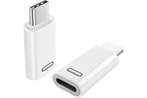 TiMOVO Lightning Female to USB C Male Adapter, [2 Pack] Lightning to USB C Adapter Converter with 35W Fast PD Charger & Data 