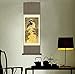 Sunmir (TM) Silk scroll painting Asian beauty plantain Watercolour Decorative paintings Lady playing Guzheng