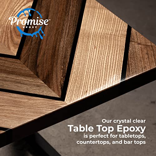 Promise Epoxy Clear Table Top Epoxy Resin That Self Levels, This is a