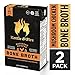 Mushroom Chicken Bone Broth by Kettle and Fire, Pack of 2, Keto Diet, Paleo Friendly, Whole 30 Approved, Gluten Free, with Collagen, 10g of protein, 16.2 fl oz