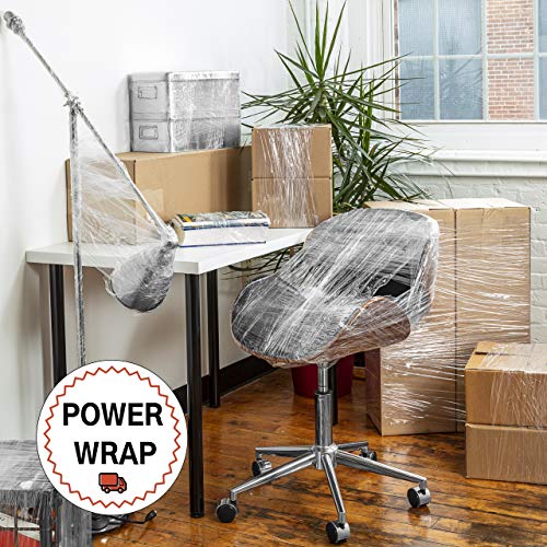 PowerWrap Heavy Duty Industrial Stretch Wrap with Rolling Handle 5” x