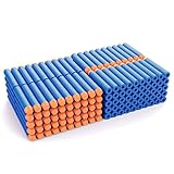 AMOSTING Refill Darts 200PCS Bullets for Nerf N-Strike Elite Zombie Strike Rebelle - Blue