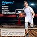 VELPEAU Knee Brace - Best Knee Support with Patella Gel Pads & Side Stabilizers - Compressive Stabilized Sleeve of The Knee, Provides Relief of Pain, Weak, Swollen & Injured Knees - Gray, XX-Large