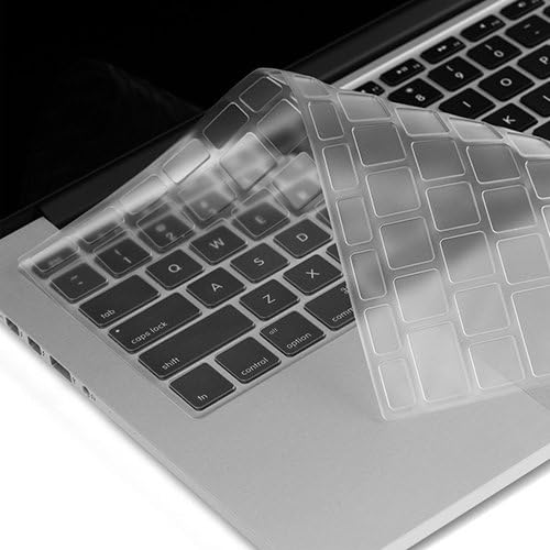 Slri Flexible Utra Thin Clear TPU Keyboard Cover Skin for MacBook Air Pro 11/13 Inch - 13 MacBook Pro