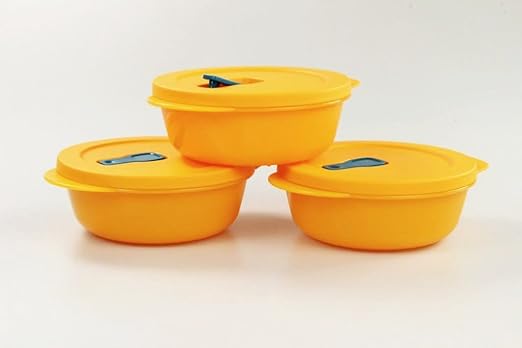 Tupperware Microondas crystalwave (3) 600 ml Bowl Naranja Micro ...