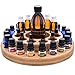 Essential Oil Wooden Box Storage Carousel | Premium Container Case Organizer Tray for Assortments and Blends - Perfectly Holds 10ml, 15ml, 30ml, 1/3oz, 1/2oz, 1oz, Roller Bottles for Mineral, Anxiety