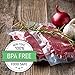 Nutri-Lock Vacuum Sealer Bags, 50 Quart (8x12) & 50 Gallon (11x16) Vac Seal Bags, Commercial Grade with BPA Free, Perfect for Sous Vide and Vac Storage