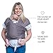 Baby Wrap Carrier | Infant Carrier | Newborn Baby Sling | Baby Shower Gift | All-in-1 Babywearing | from Newborn up to 35lbs
