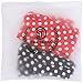 Sea Team Wire Headband Stylish Retro Bowknot Polka Dot Wire Hair Holders for Women and Girls Red